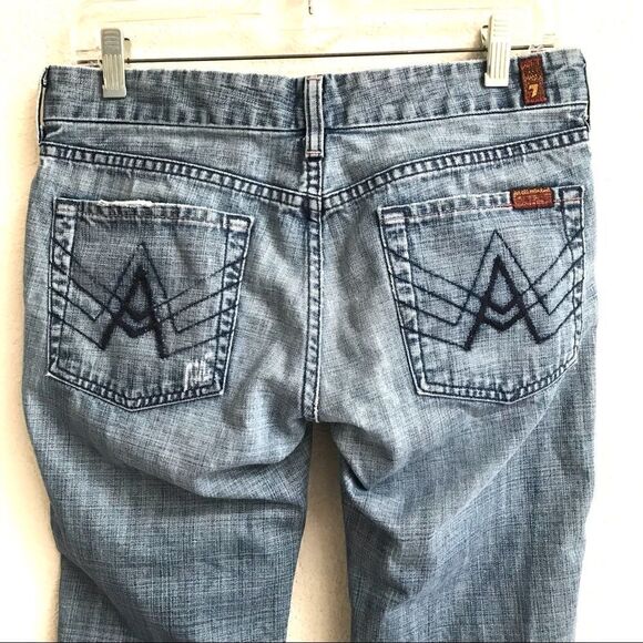 7 for All Mankind “A” pocket denim jeans 28 - Picture 5 of 5